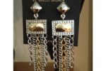 Laundry by Shelli Segal Glam Chained Chandelier Earrings