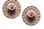 Manor House Filigree Hearts Framed Earrings