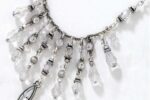 2028 by 1928 Jewelry Silver toned Rhinestone Crystal Beaded Necklace