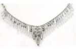 2028 by 1928 Jewelry Silver toned Rhinestone Crystal Beaded Drape Necklace