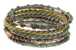 T.R.U. Rebirth Earth Tones Medley Bangles Set