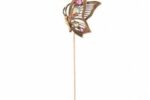 Fluttering Pink Aurora Borealis Butterfly Bookmark