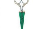 Antique Green Enamel Scissors