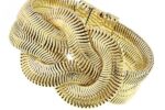Knotted Gold Tone Bracelet from Laundry by Shelli Segal